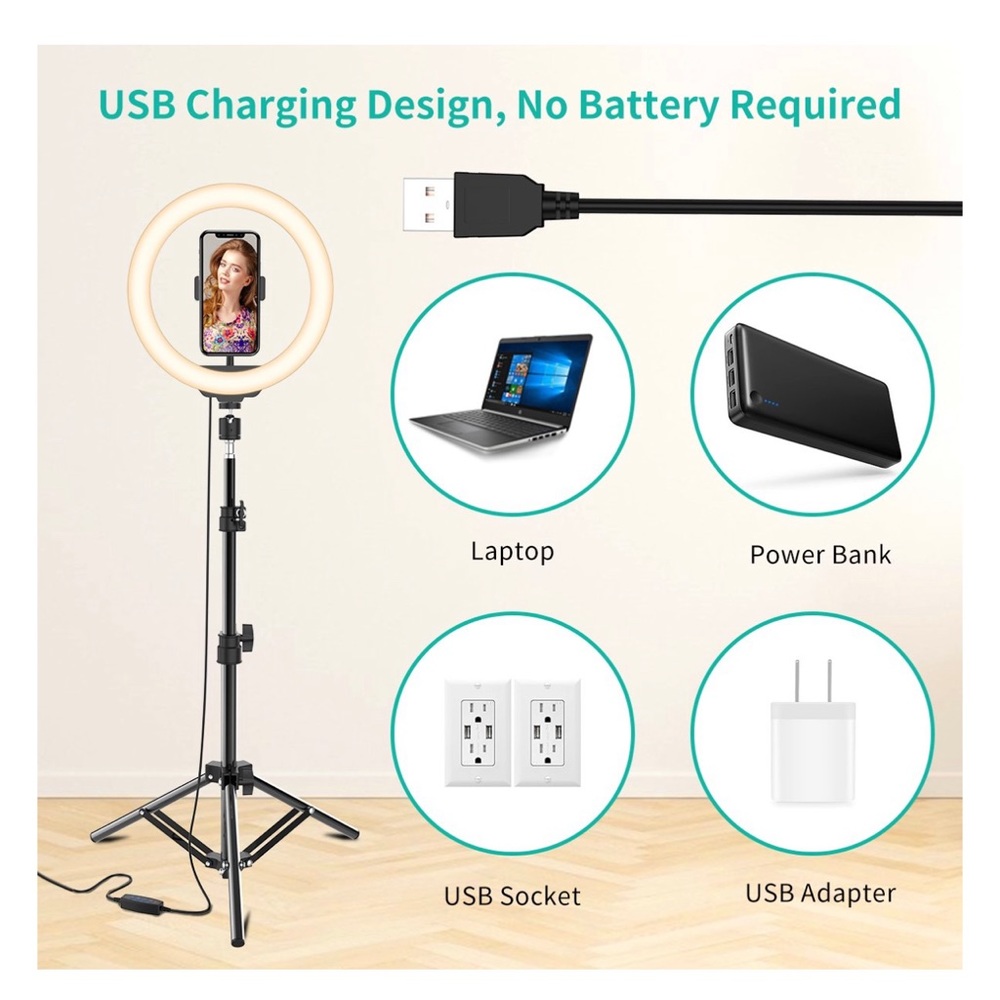 Selfie ring light